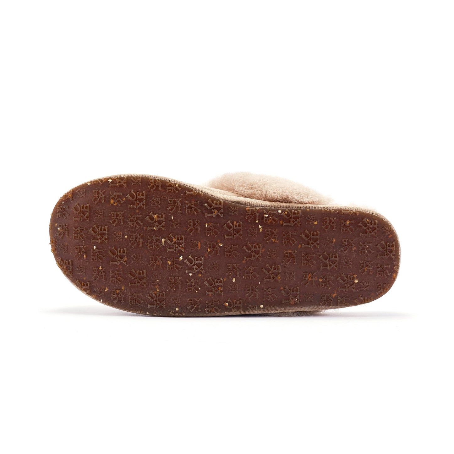 Sheepskin Taupe Mule Slipper CLOSED