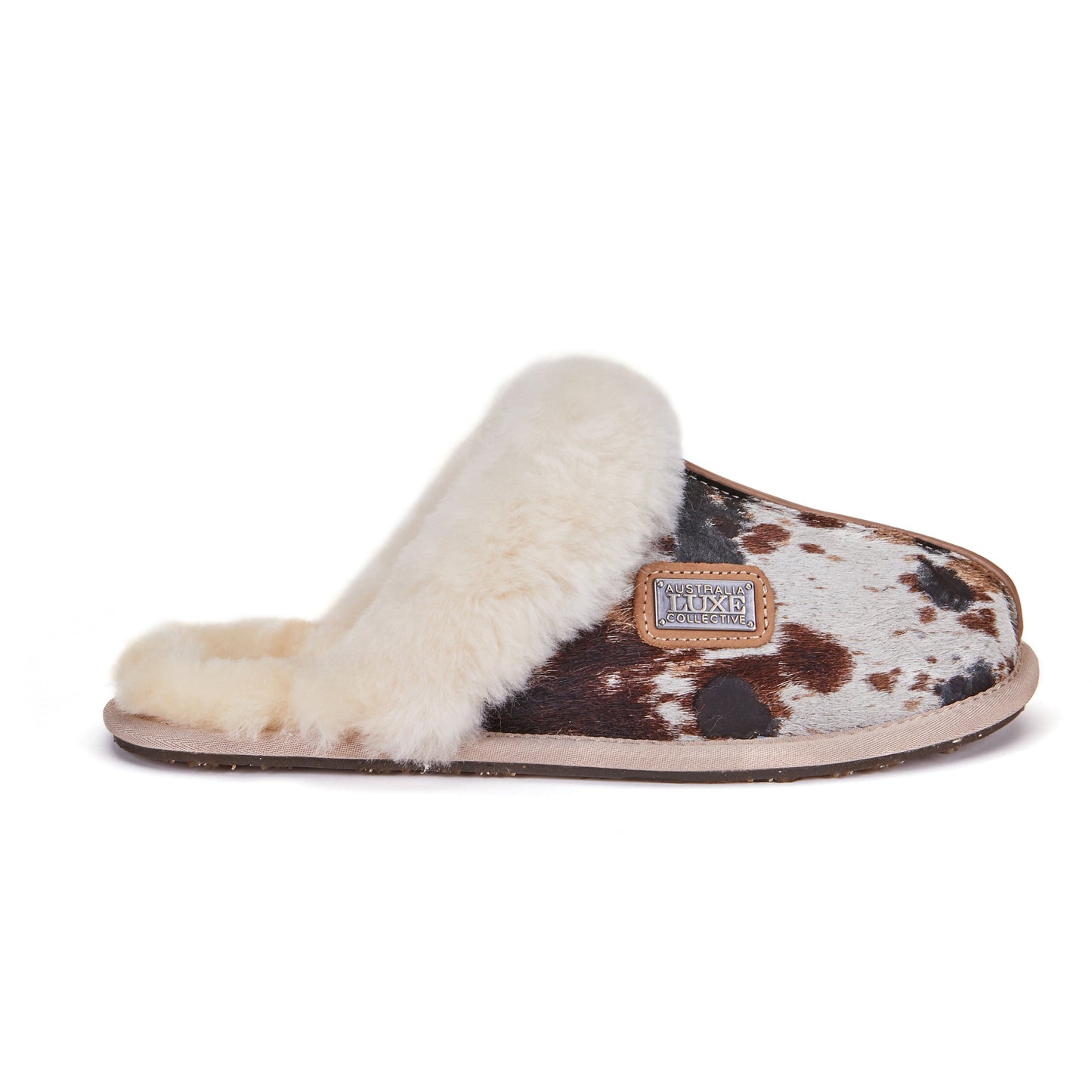 Sheepskin Luxe Classic Closed Mule Slipper with Shearling Cuff
