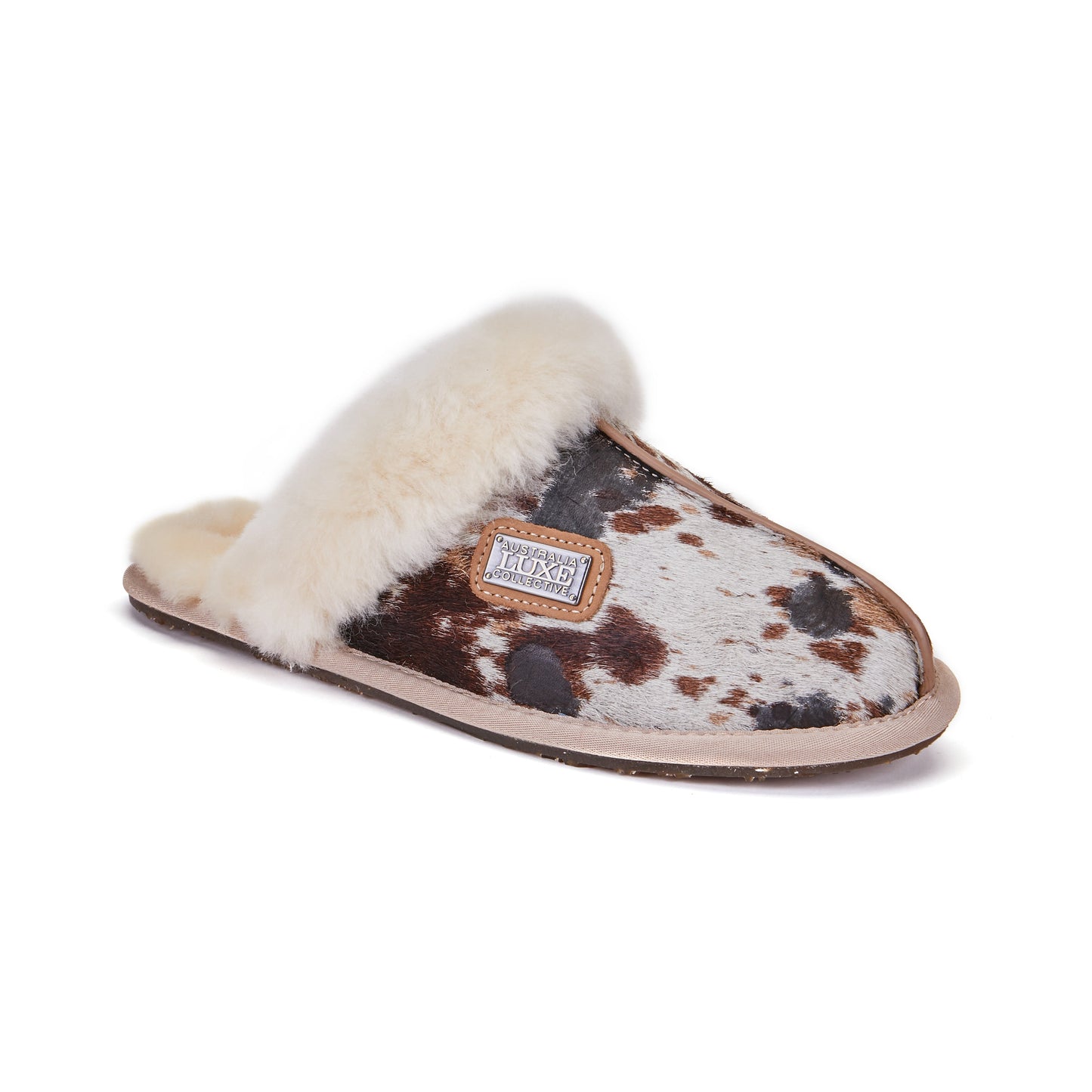 Sheepskin Luxe Classic Closed Mule Slipper with Shearling Cuff