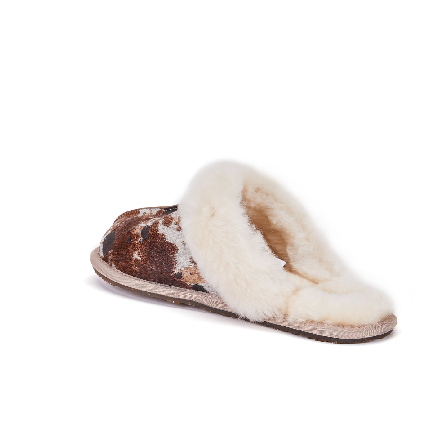 Sheepskin Luxe Classic Closed Mule Slipper with Shearling Cuff