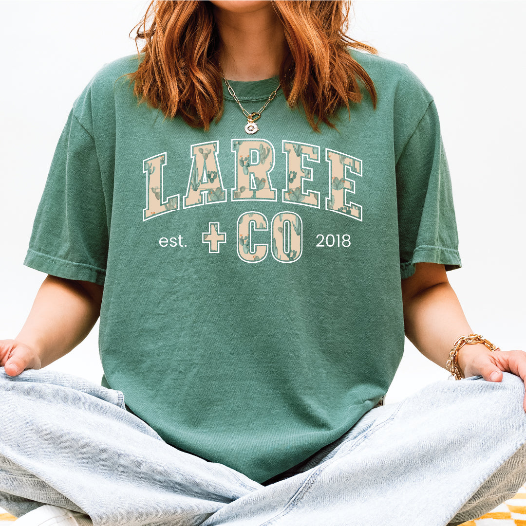 Colette LC Pattern Ultra-Soft Cotton Tee Laree + Co