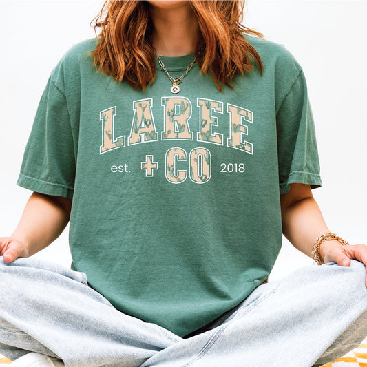 Colette LC Pattern Ultra-Soft Cotton Tee Laree + Co