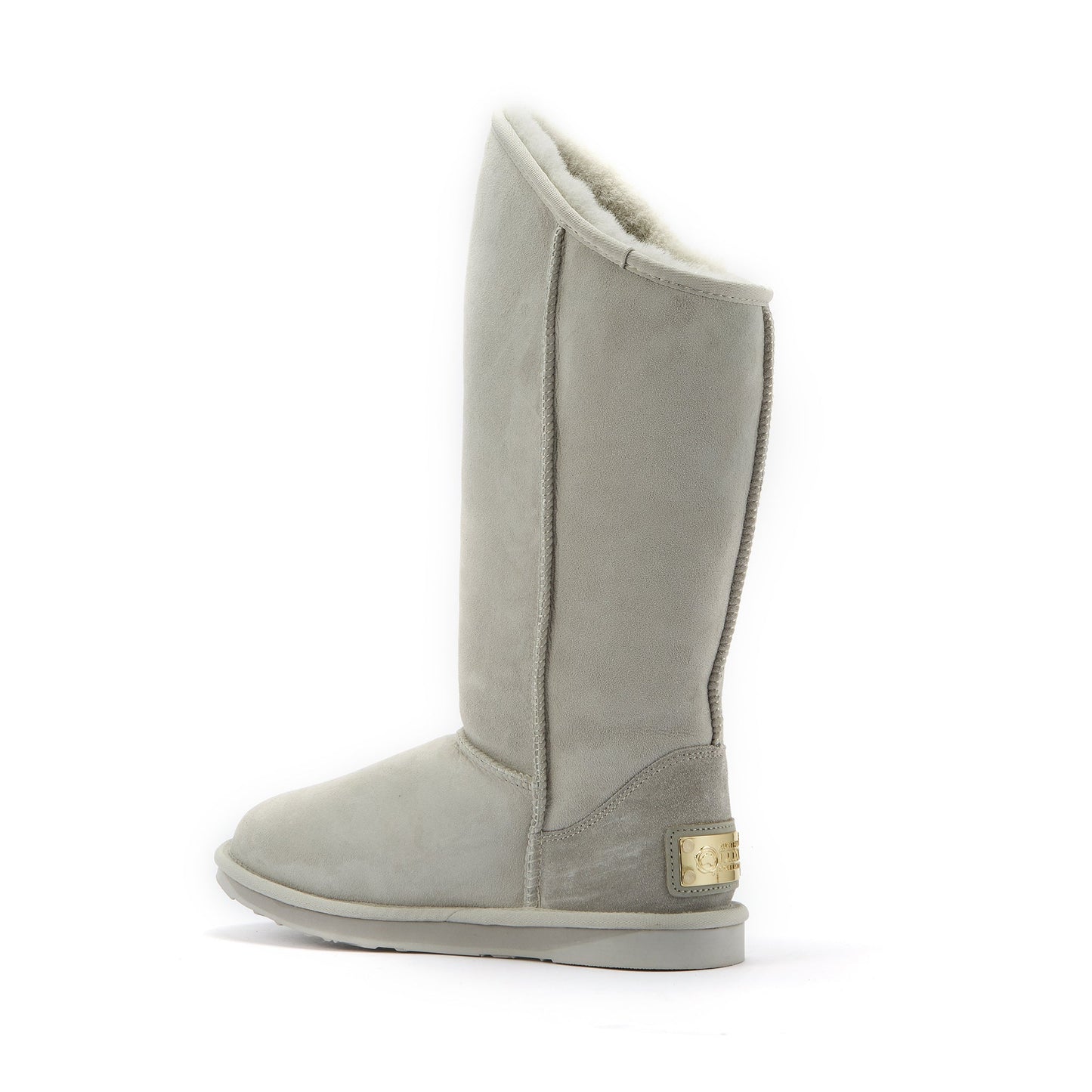 Cosy Tall Sheepskin Boot Gray Australia Luxe Collective