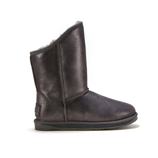 Sheepskin Boot Short Antique Silver COSY