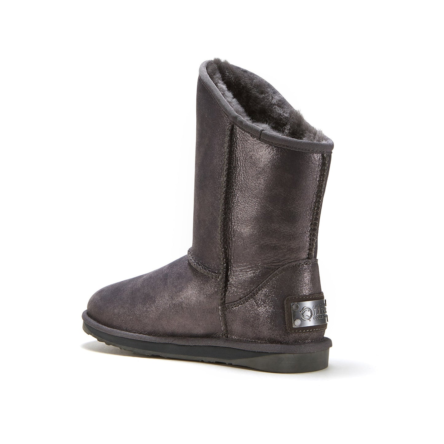 Sheepskin Boot Short Antique Silver COSY