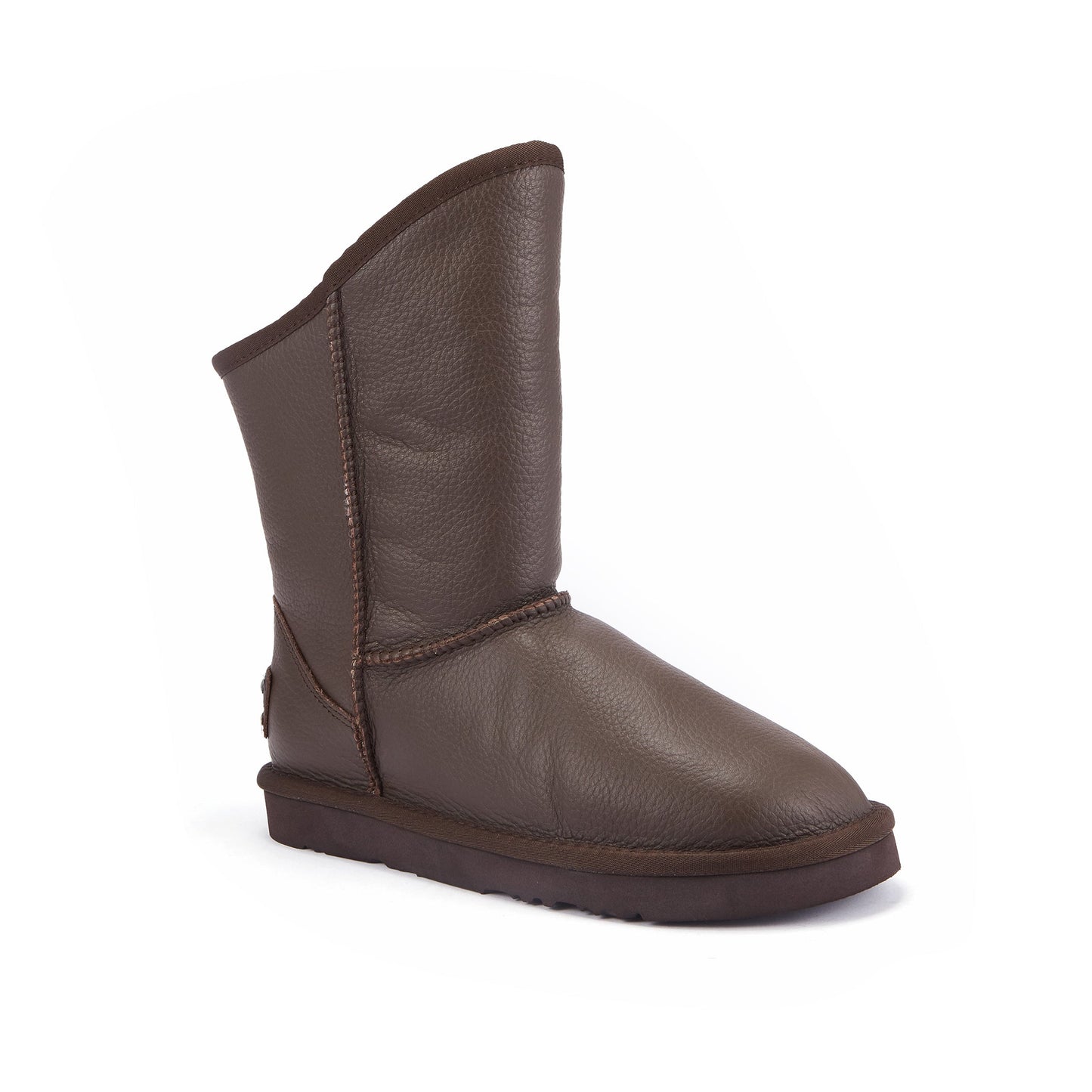 COSY Short Sheepskin Leather Boot Luxe