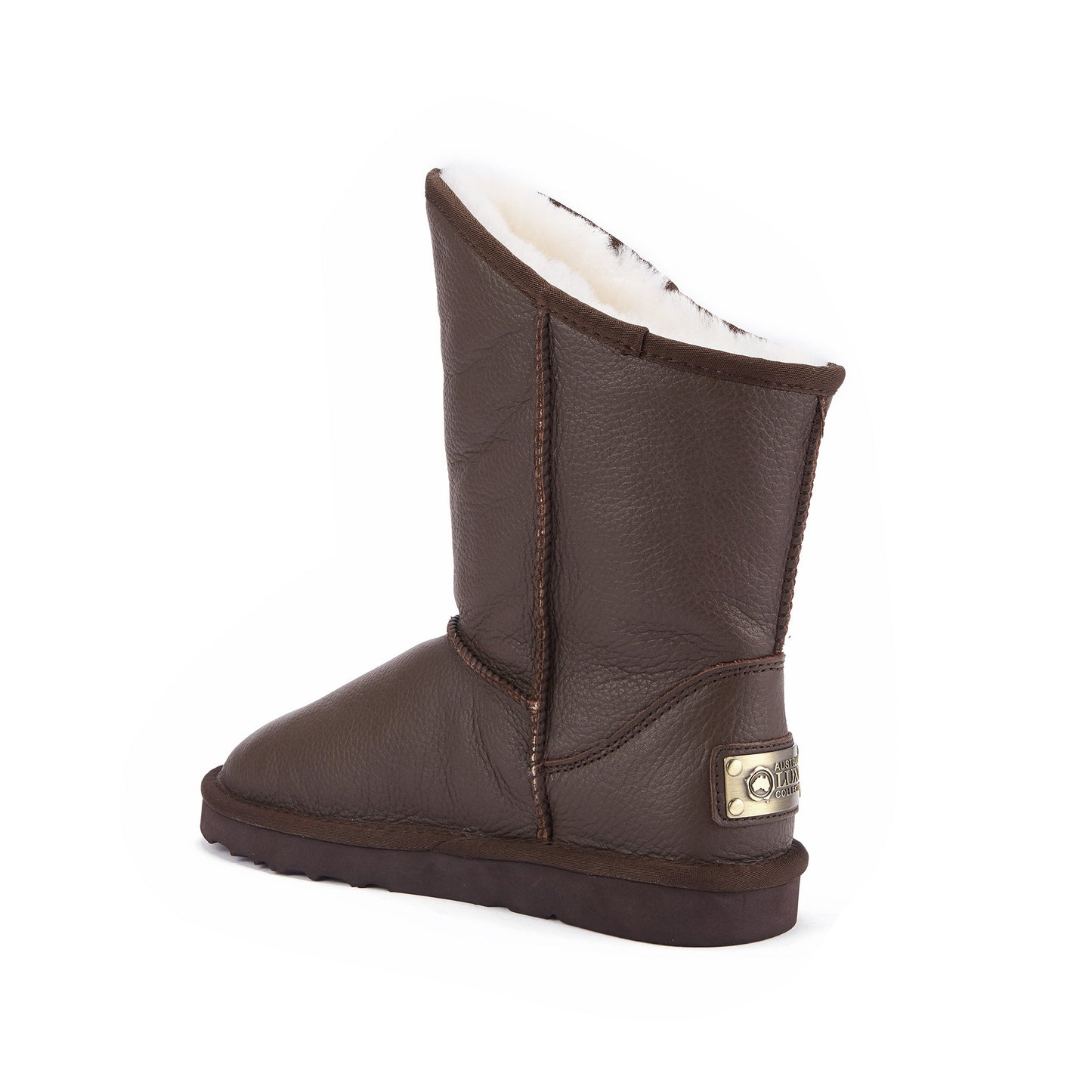 COSY Short Sheepskin Leather Boot Luxe
