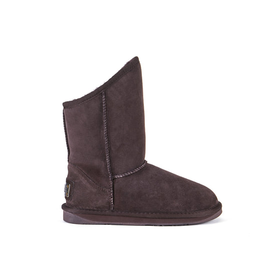Sheepskin Short Burnt Pull On Boot Luxe