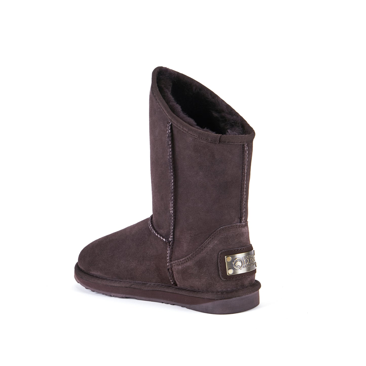 Sheepskin Short Burnt Pull On Boot Luxe