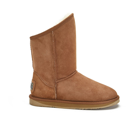 COSY SHORT Chestnut Sheepskin Boot Luxe