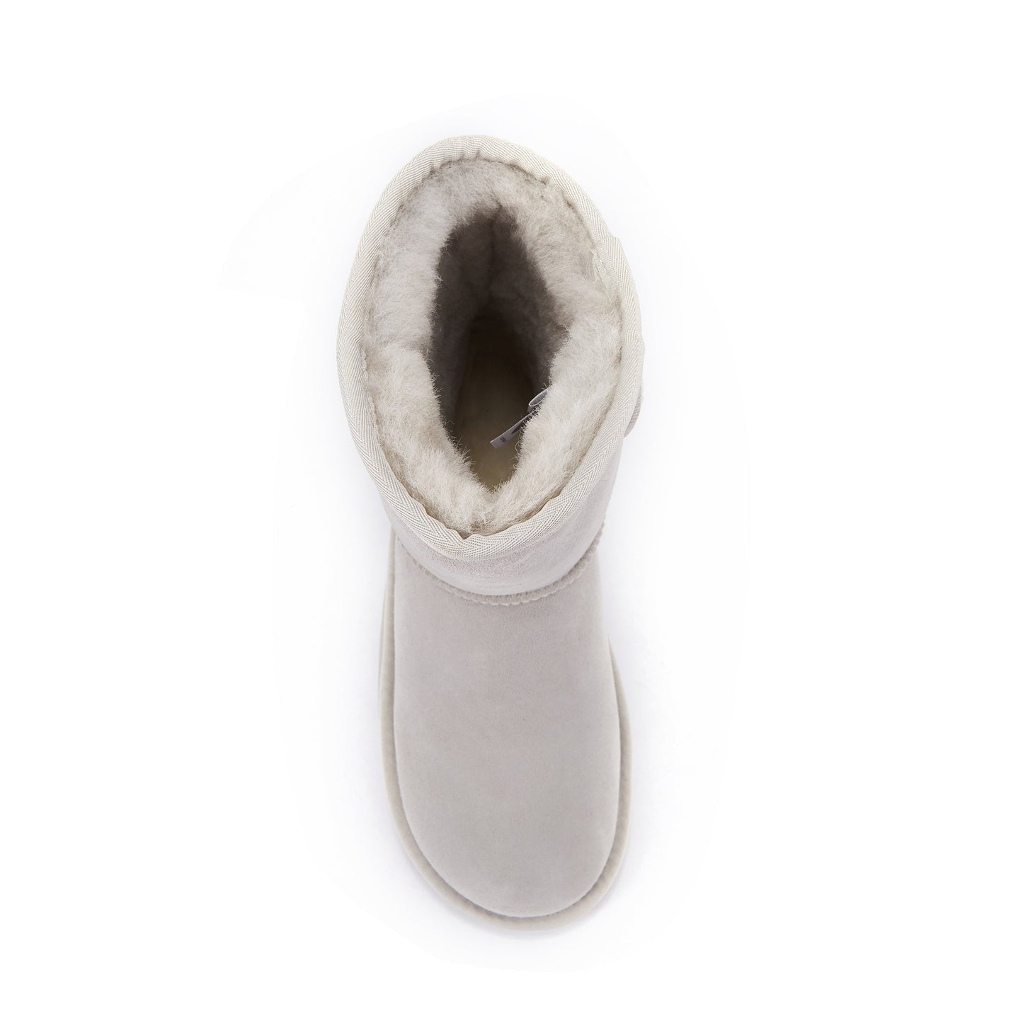 Cosy Short Ice Gray Pull On Sheepskin Boot Luxe