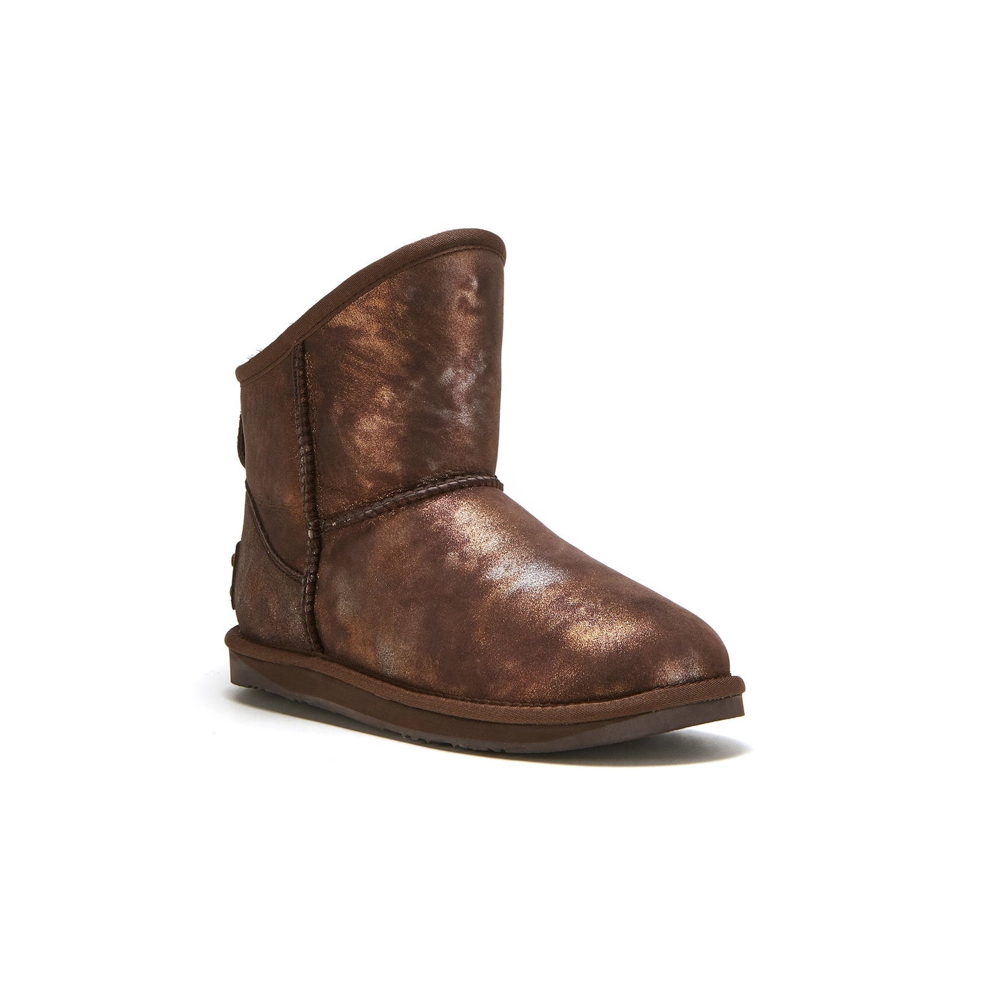 Sheepskin Boot Extra Short Metallic Antique Bronze COSY XTRA SHORT