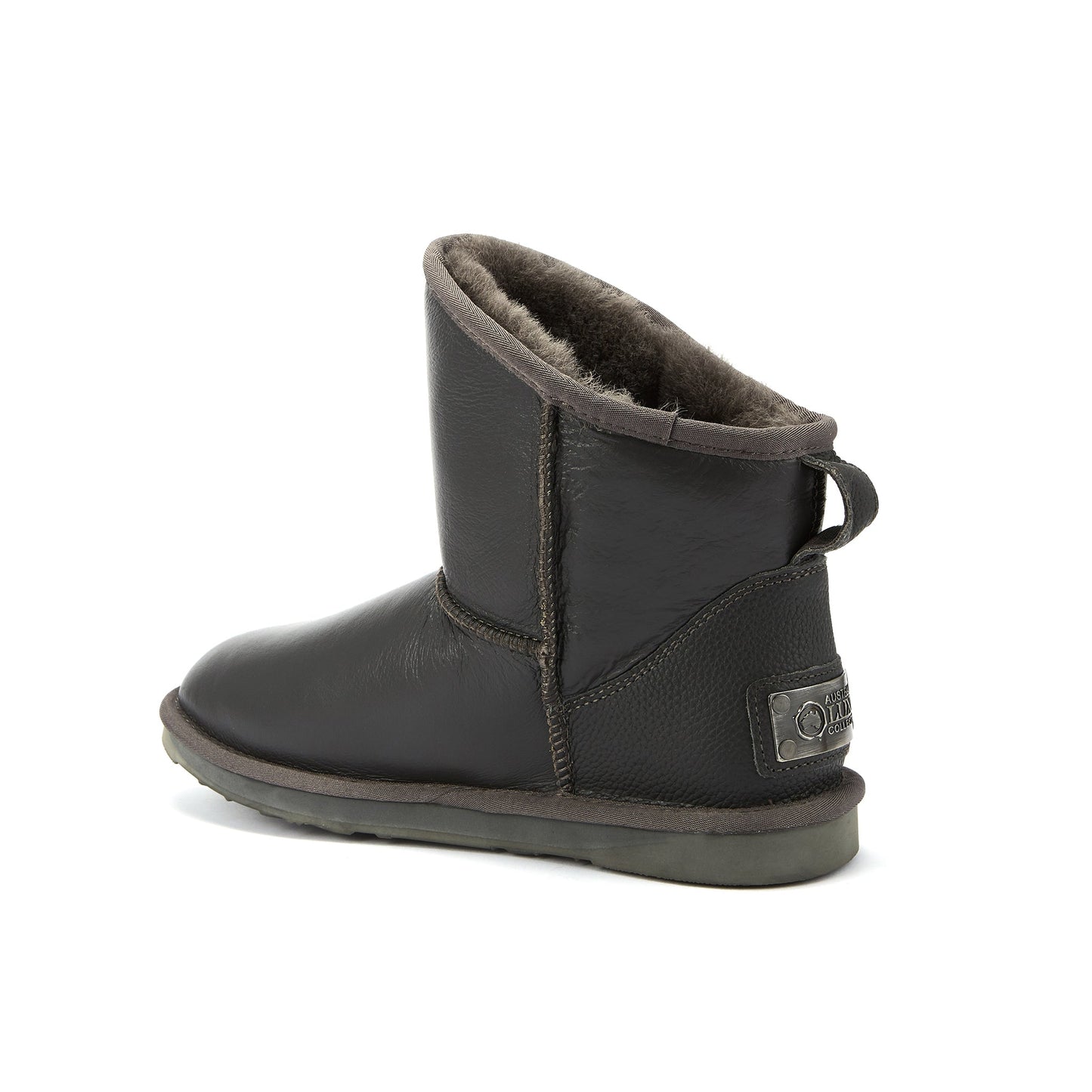 Sheepskin Boot Extra Short Height Pull On COSY XTRA SHORT HEATHER