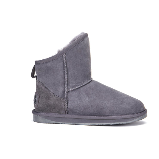 Cosy Extra Short Sheepskin Boot Gray Australia Luxe Collective