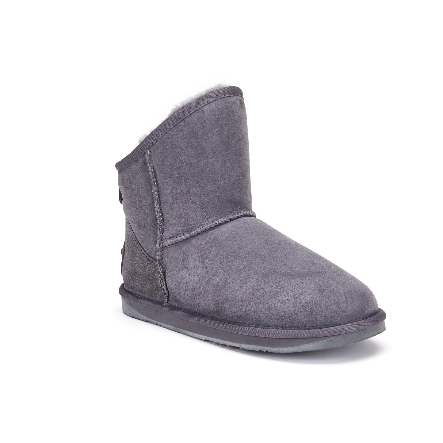 Cosy Extra Short Sheepskin Boot Gray Australia Luxe Collective