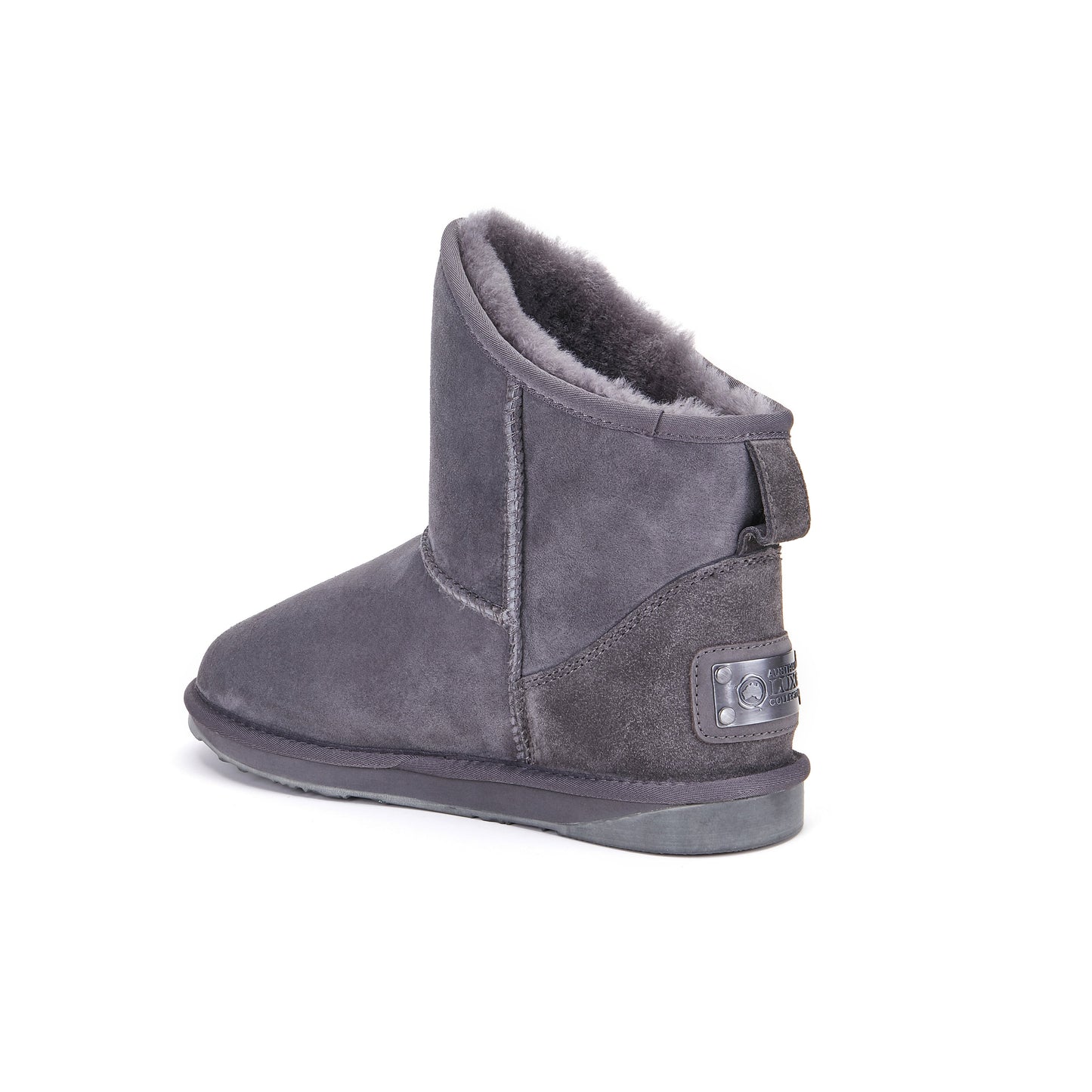 Cosy Extra Short Sheepskin Boot Gray Australia Luxe Collective