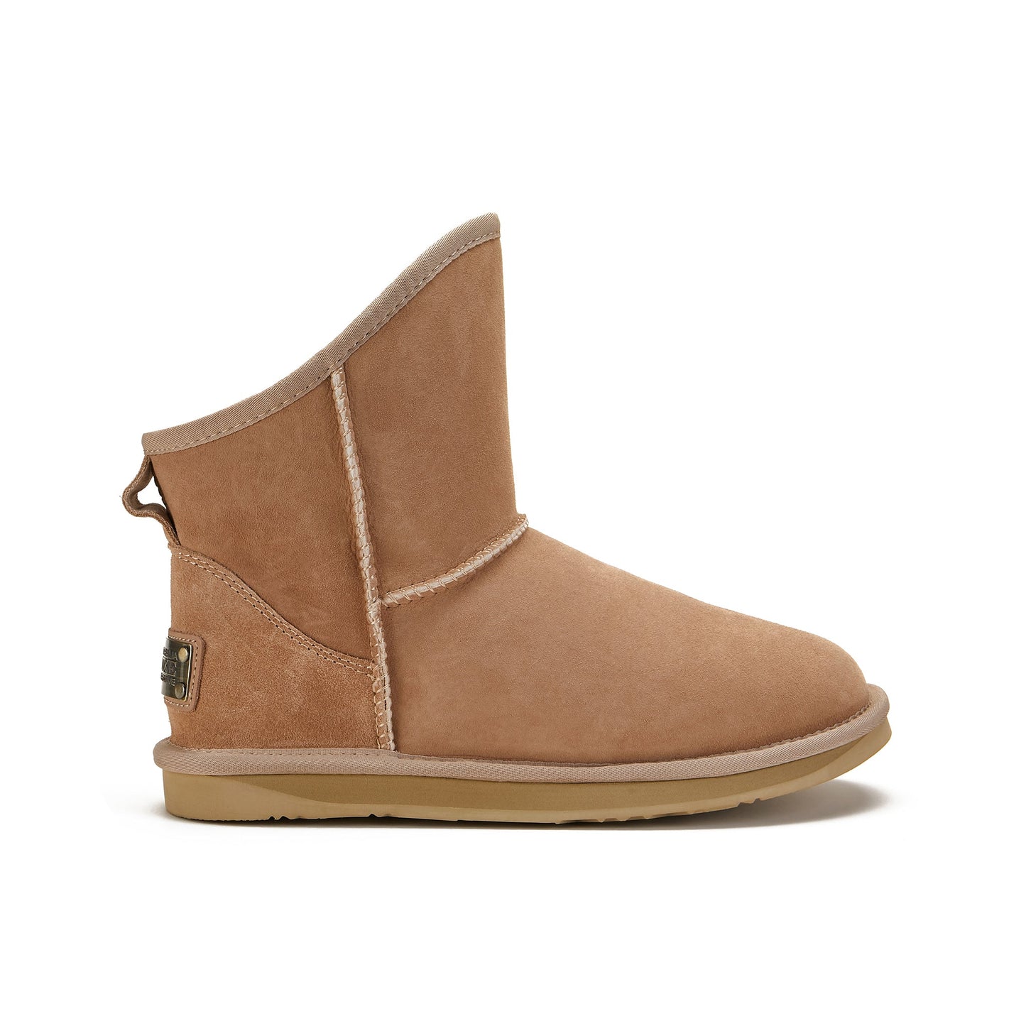 Sheepskin Boot Extra Short Pull On Suede Finish COSY XTRA SHORT SAND