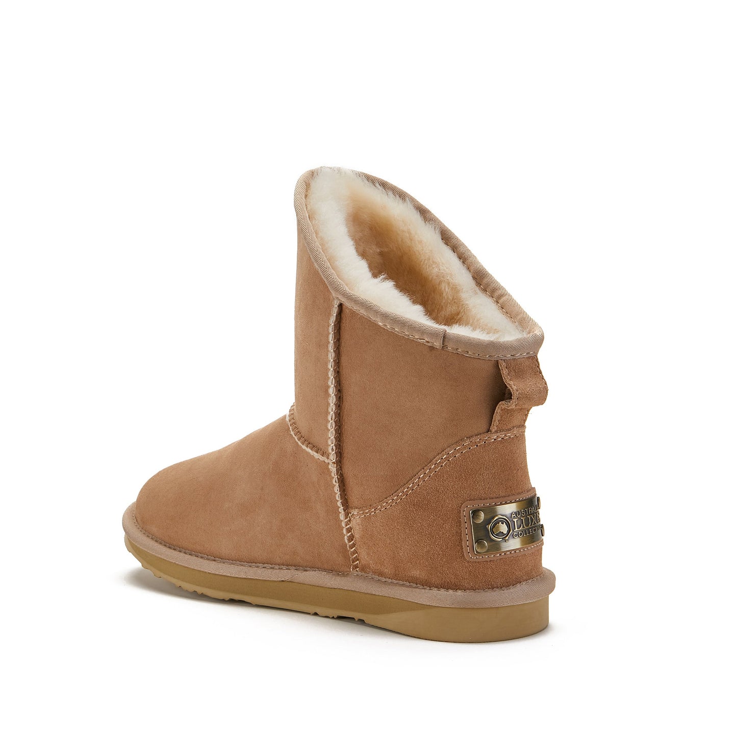 Sheepskin Boot Extra Short Pull On Suede Finish COSY XTRA SHORT SAND