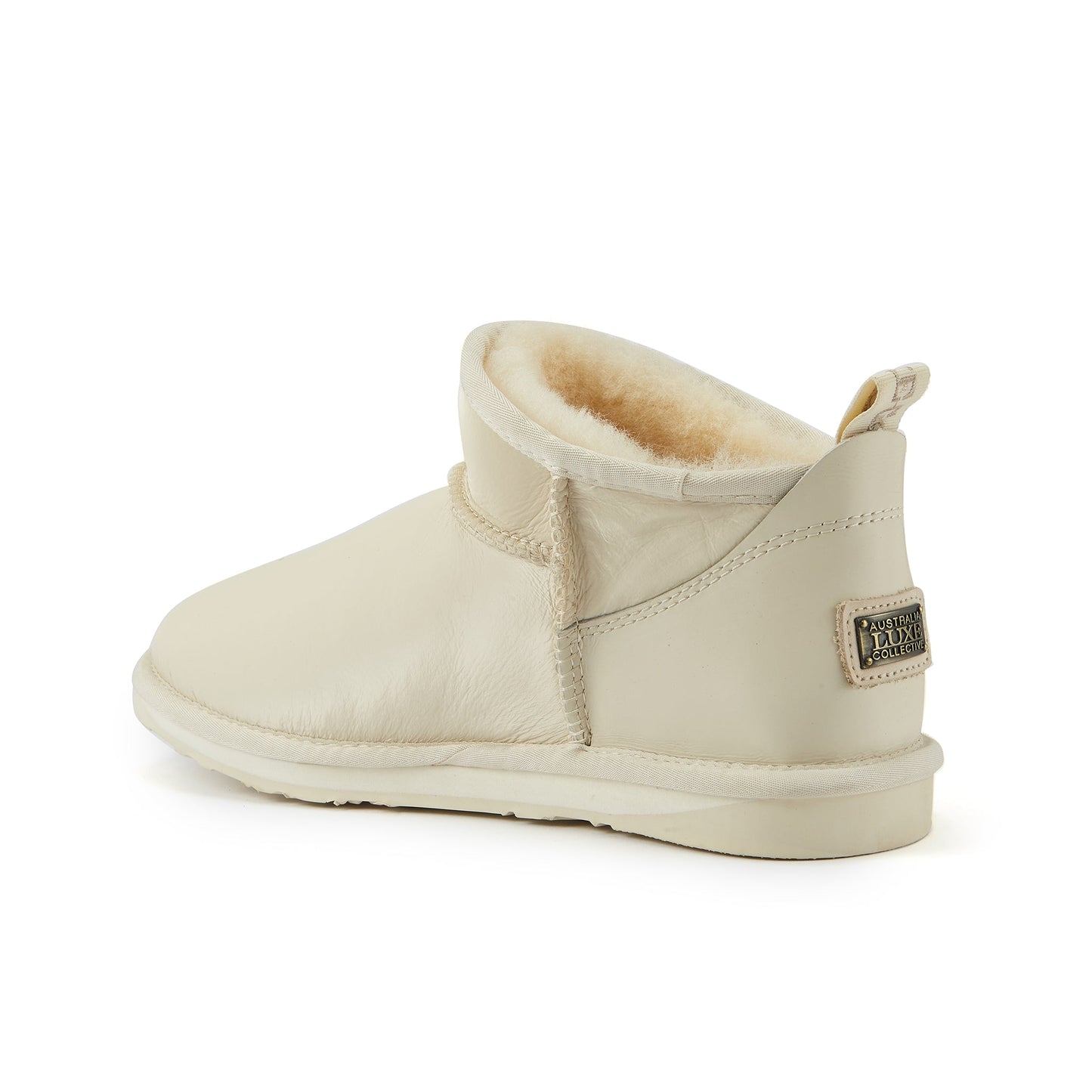 Ultra Short Satin Sheepskin Boot Cosy