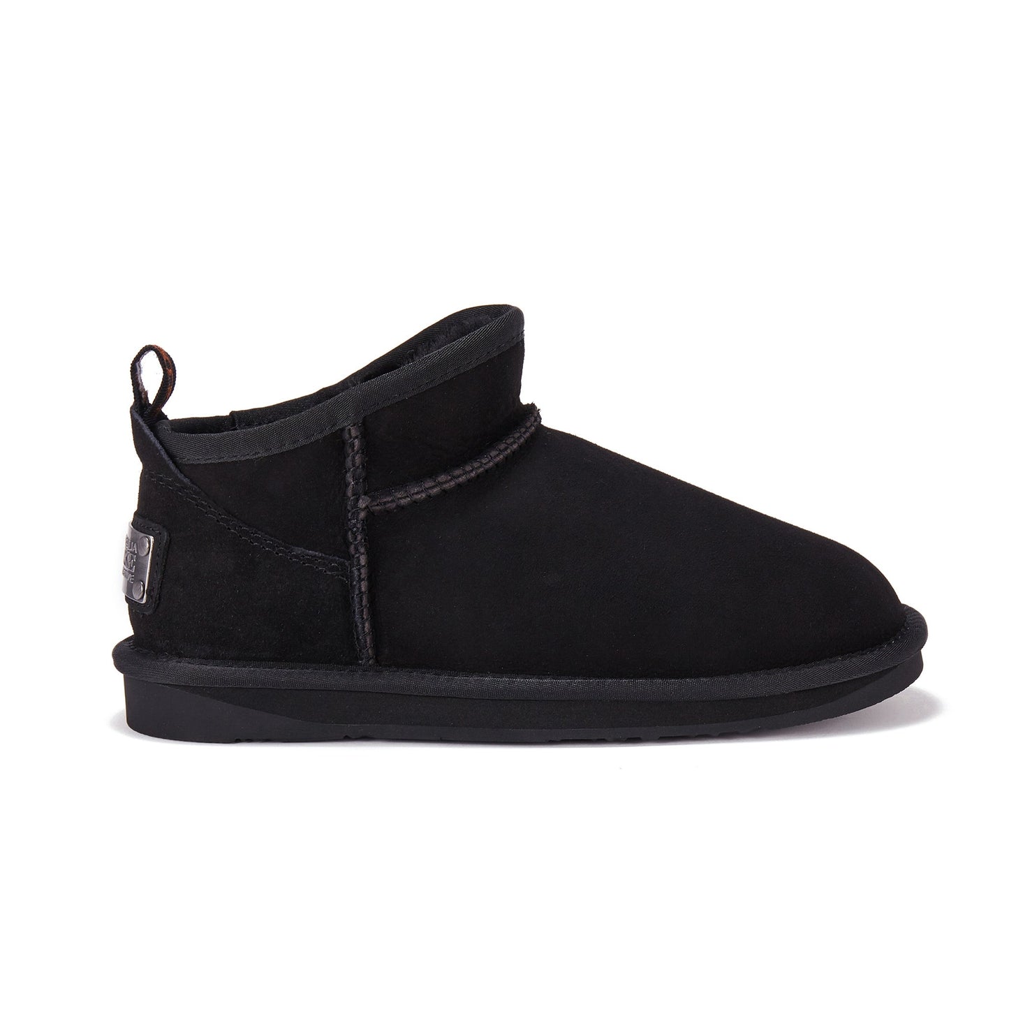 Ultra Short Black Sheepskin Boot Cosy Australia Luxe Collective
