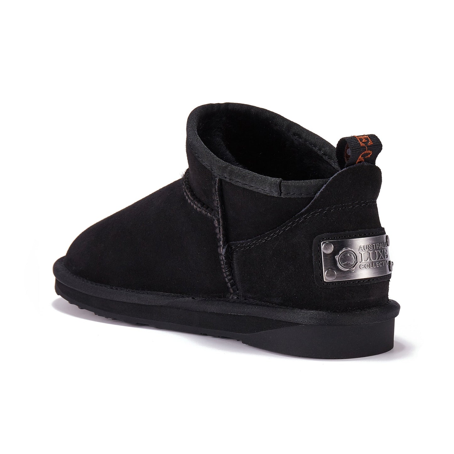 Ultra Short Black Sheepskin Boot Cosy Australia Luxe Collective