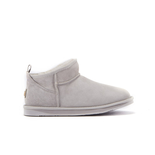 Ultra Short Ice Gray Sheepskin Boot COSY