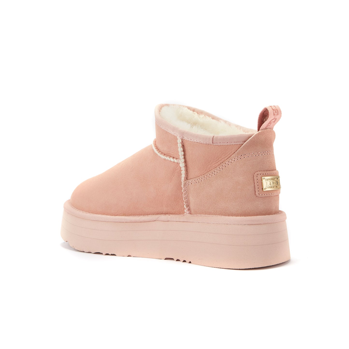 Cosy Ultra Short Scoop Cut Platform Shoe Rose Australia Luxe Collective