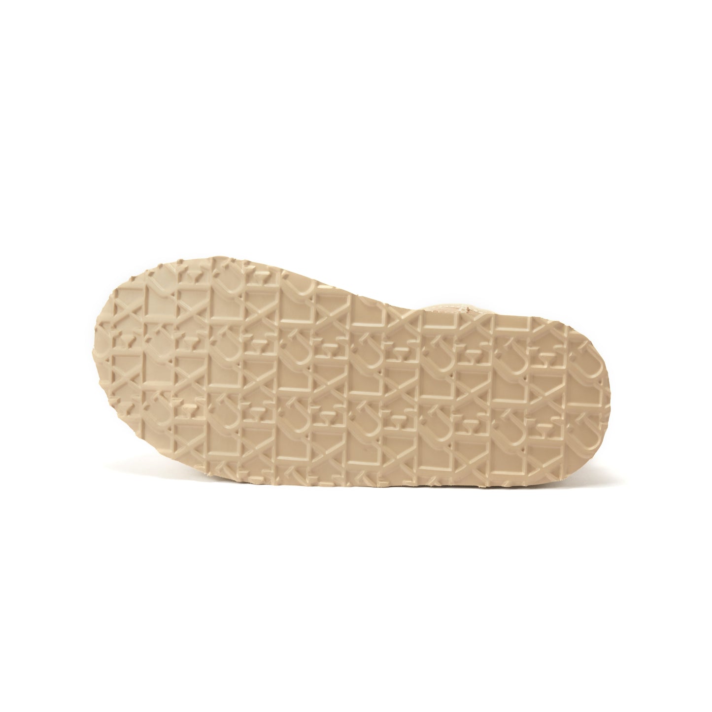 Cosy Ultra Short Scoop Cut Platform Sand Suede