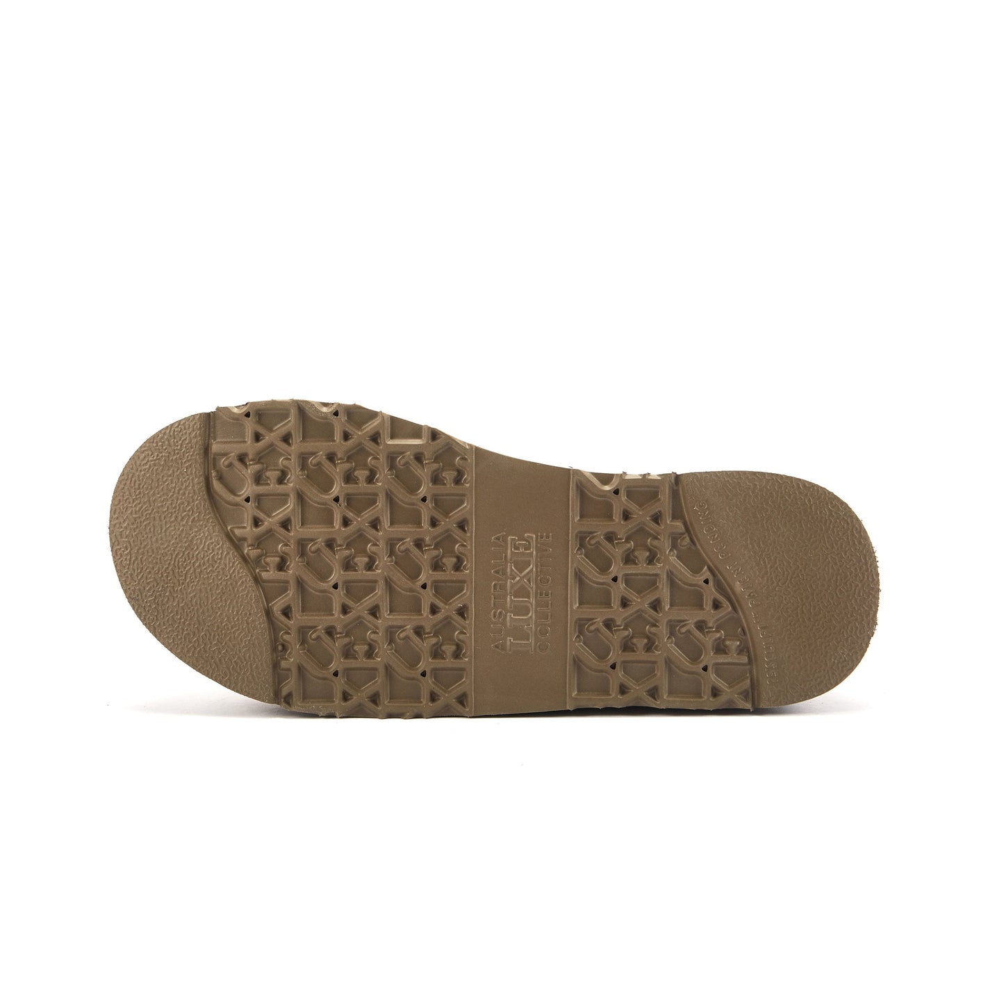Cosy Ultra Short Scoop Cut Platform Embossed Suede Taupe Australia Luxe Collective