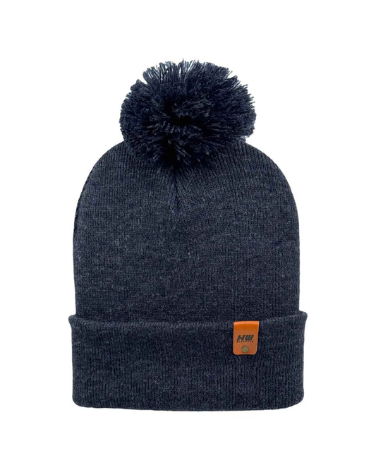 PomPom Denim Blue Beanie CPP1 HAAKWEAR