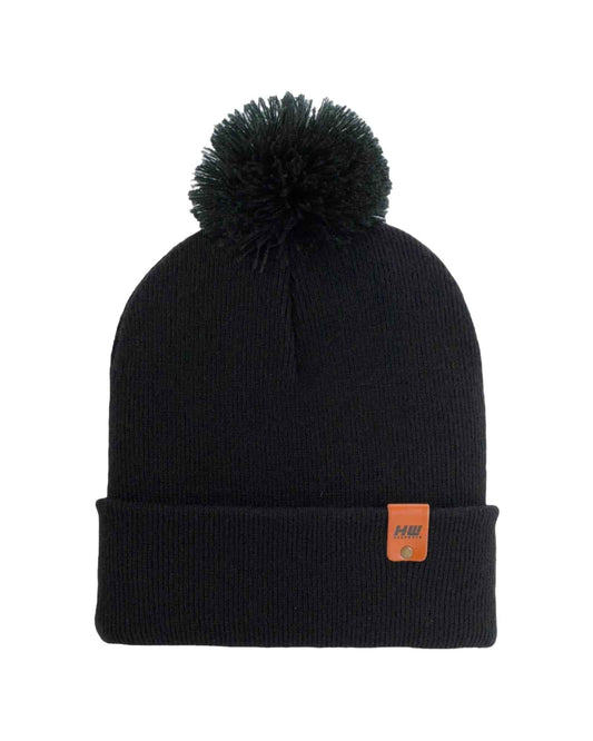 PomPom Midnight Black Beanie CPP1 HAAKWEAR