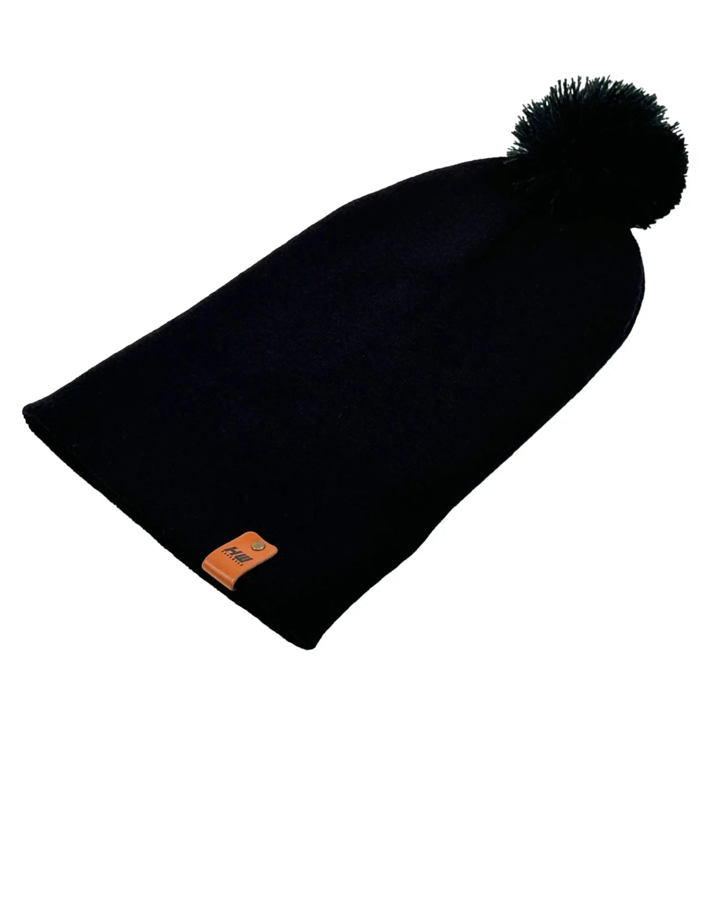 PomPom Midnight Black Beanie CPP1 HAAKWEAR