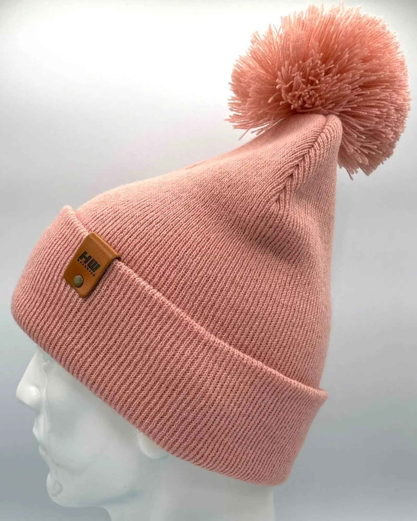 PomPom Pearl Pink Beanie CPP1 HAAKWEAR
