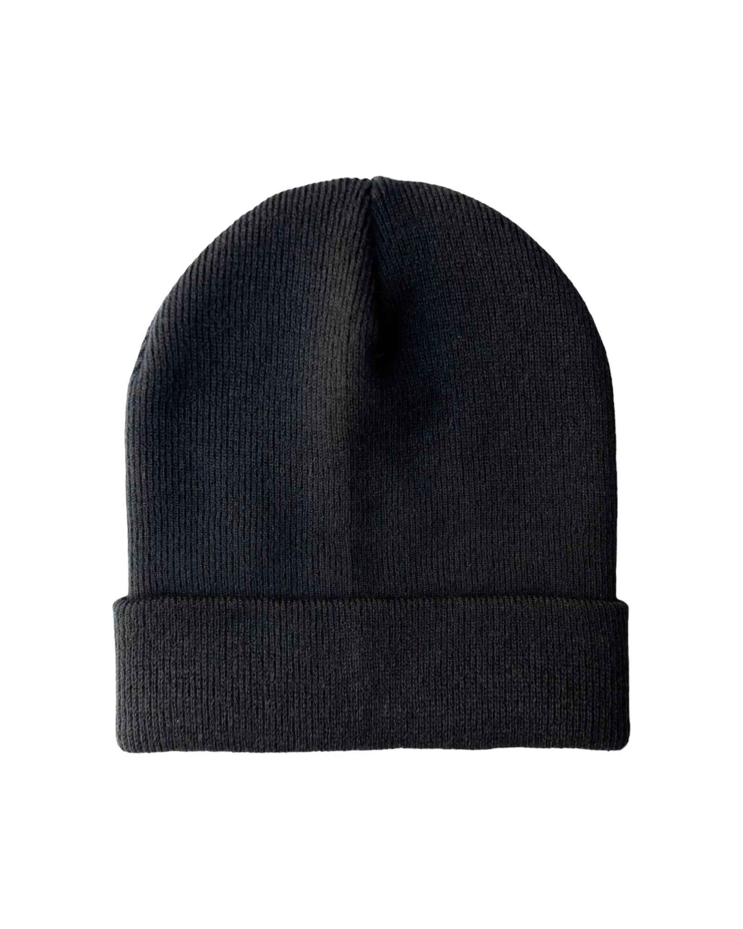 Silent Cuffed Midnight Black Beanie CS101 HAAKWEAR