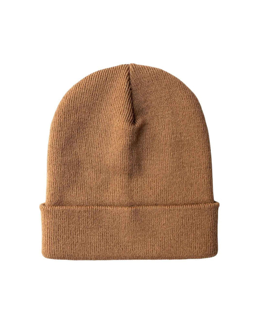Silent Cuffed Traditional Beanie CS104 Camel Brown HAAKWEAR