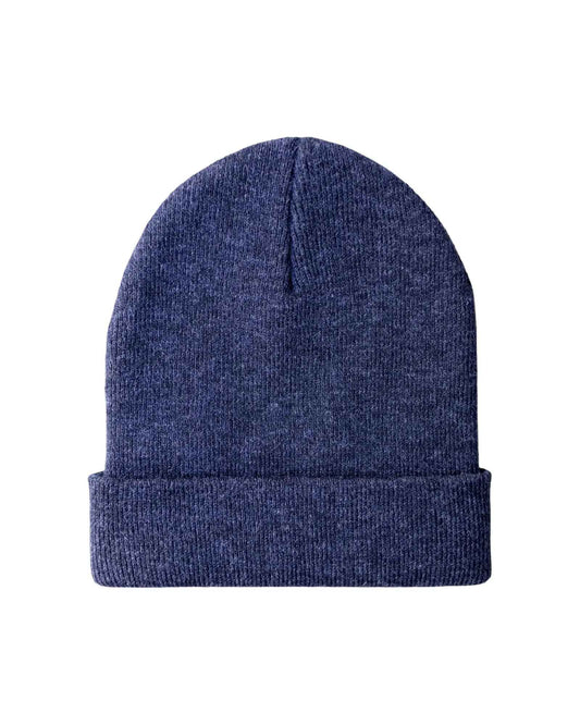 Silent Cuffed Traditional Beanie Denim Blue CS106 HAAKWEAR
