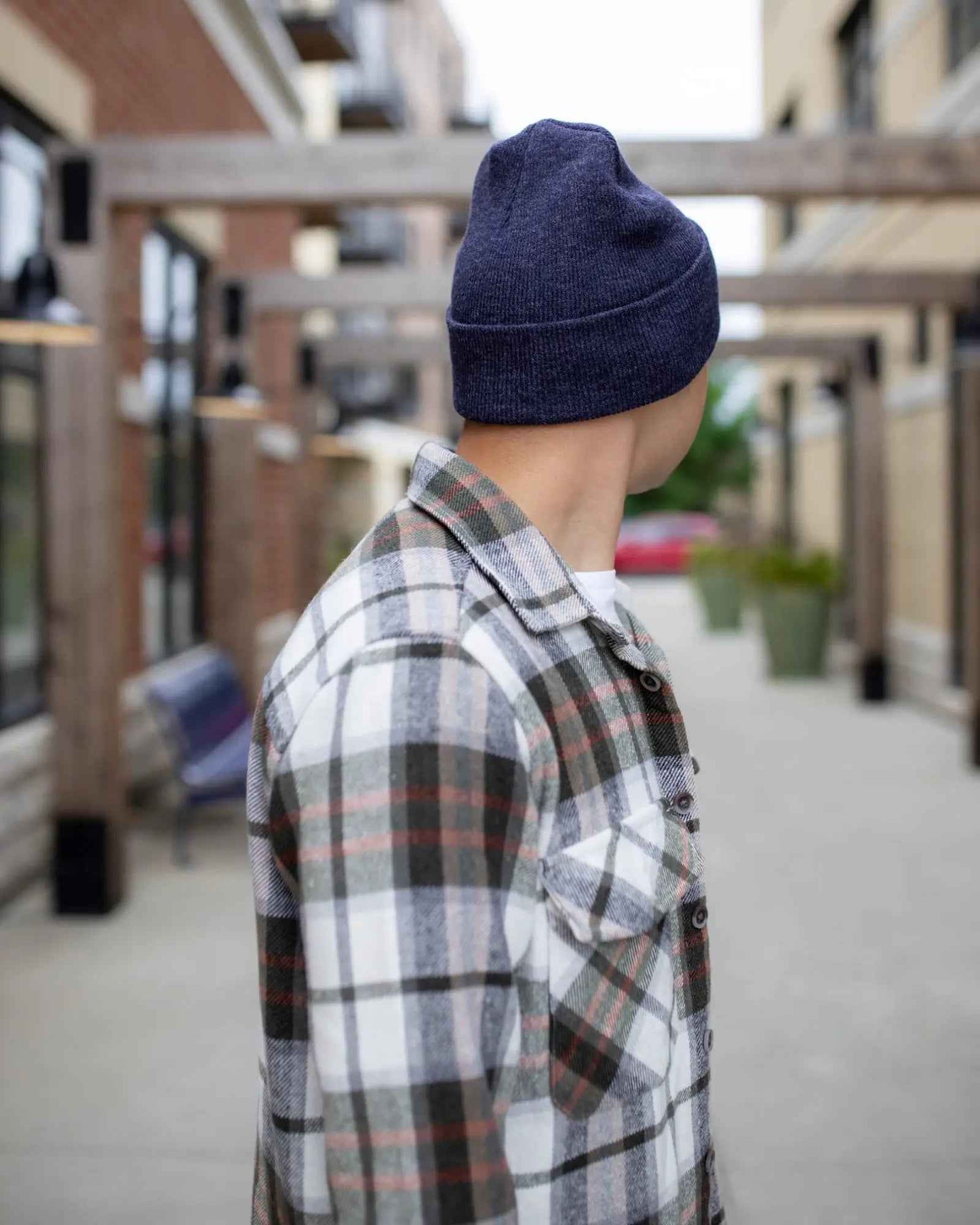 Silent Cuffed Traditional Beanie Denim Blue CS106 HAAKWEAR