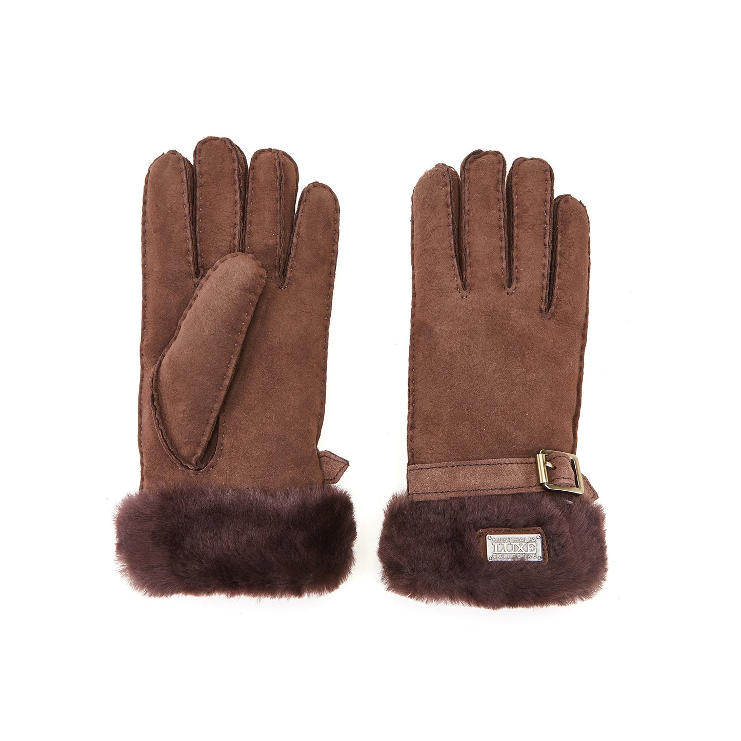 Suede Finish Cuff Gloves Winter Gloves BEVA