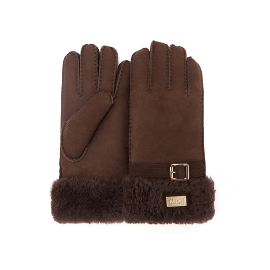 Cuff Suede Burnt Winter Gloves Australia Luxe Collective