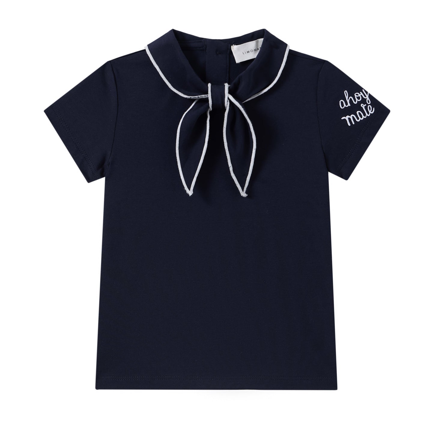 Coastal Navy Tie Tee