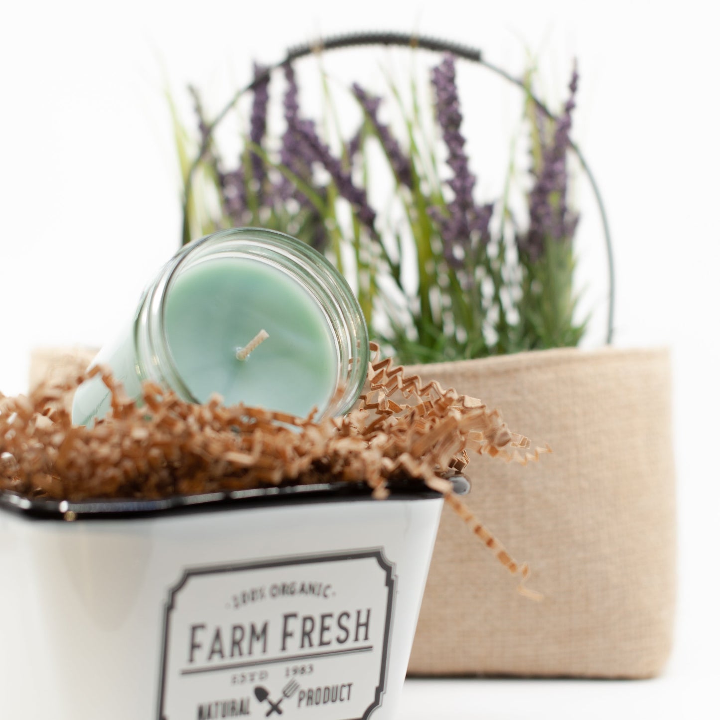Eucalyptus Mint Refreshing Candle Soy Paraffin Handmade