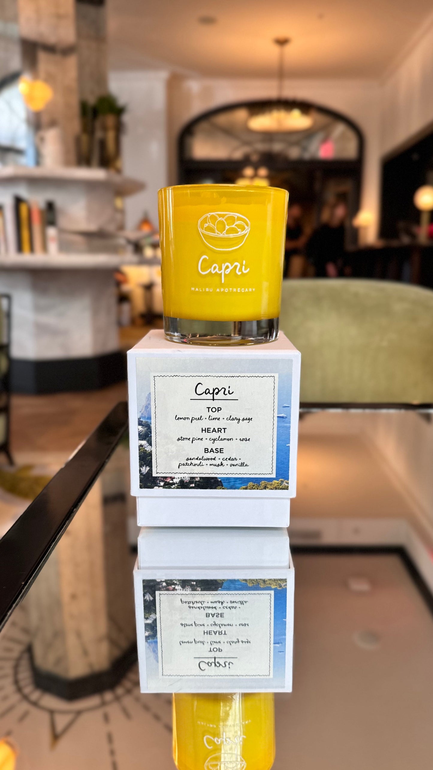 Lemon Peel & Sage Limited Edition Candle 8oz Coconut Soy Wax CAPRI
