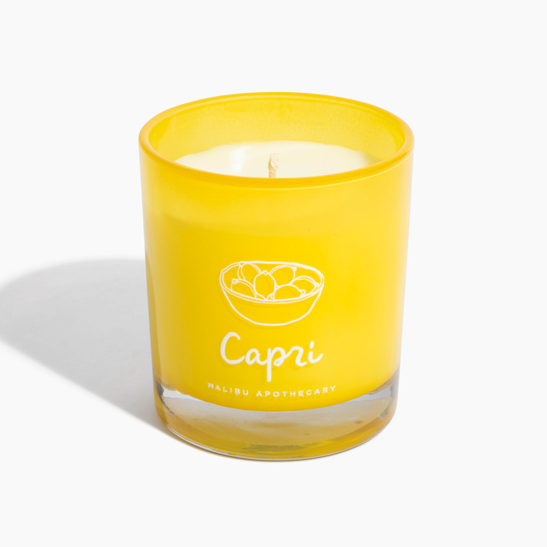 Lemon Peel & Sage Limited Edition Candle 8oz Coconut Soy Wax CAPRI