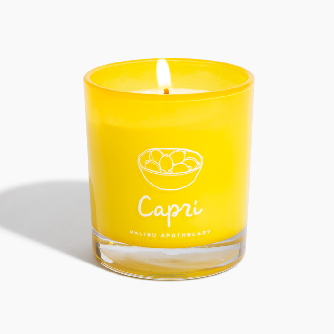 Lemon Peel & Sage Limited Edition Candle 8oz Coconut Soy Wax CAPRI