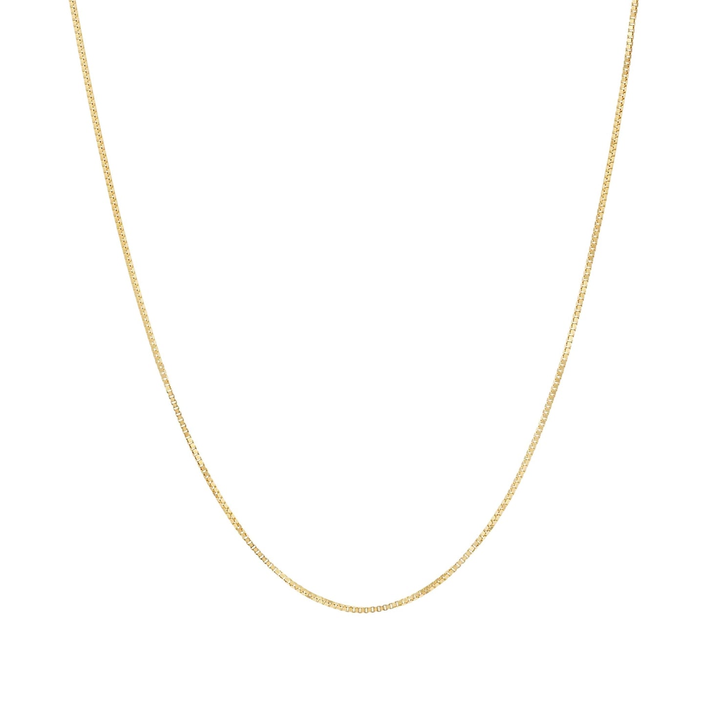 18K Gold-Filled Box Chain Necklace
