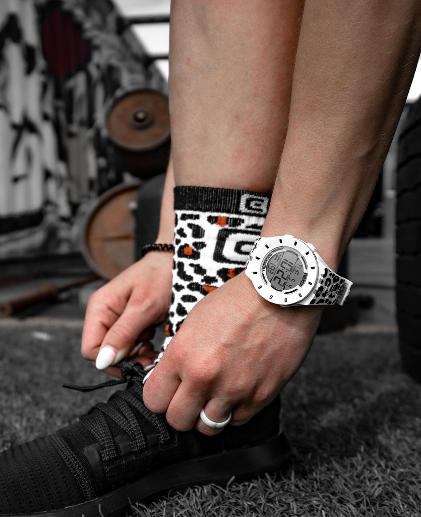 Coliseum Fit Forum Cheetah-Print CradleFit Bracelet Watch Rockwell Time