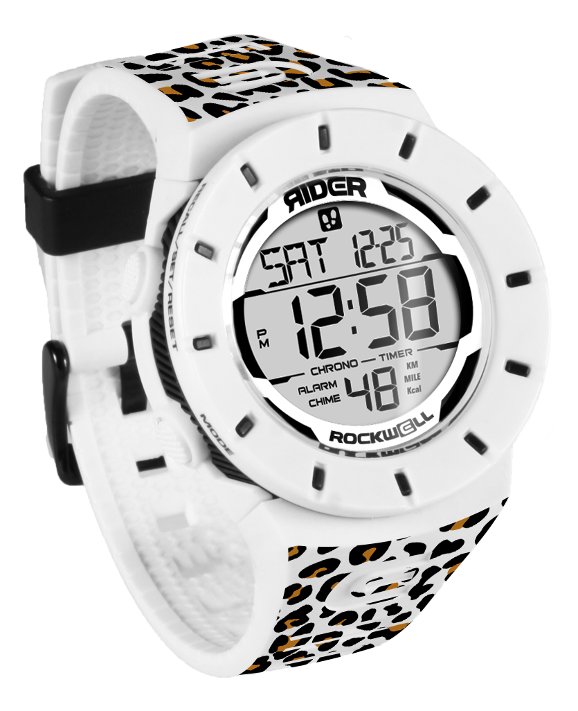 Coliseum Fit Forum Cheetah-Print CradleFit Bracelet Watch Rockwell Time