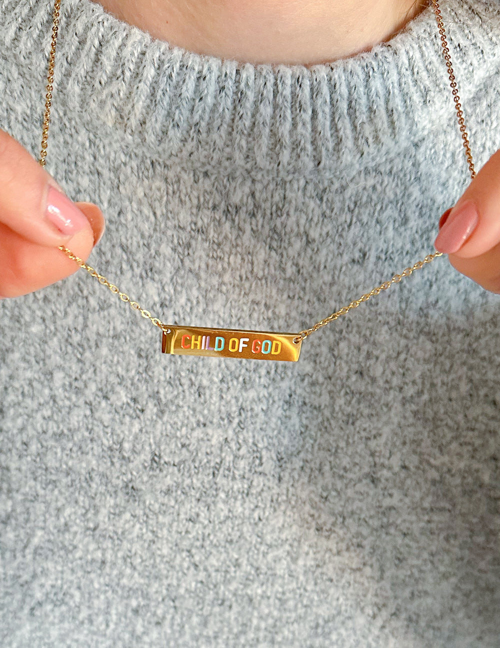 Child of God Necklace Religious Jewelry Elevated Faith