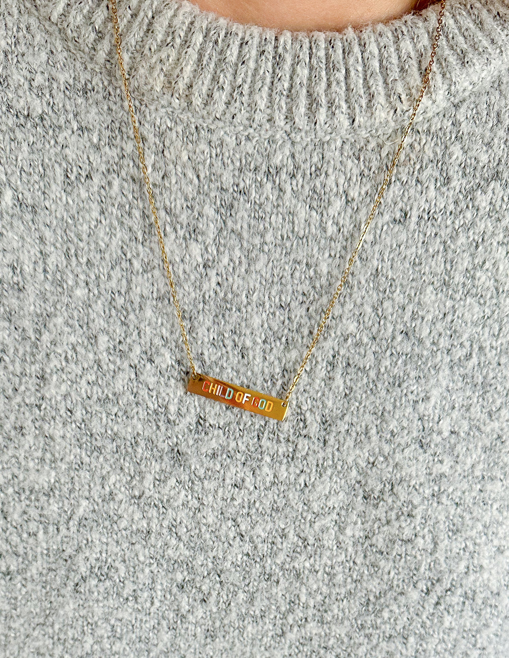 Child of God Necklace Religious Jewelry Elevated Faith