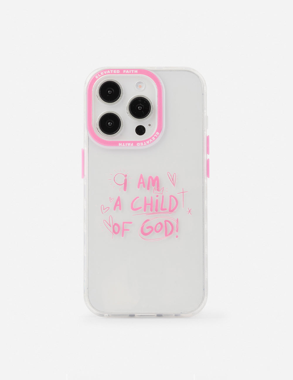 Child of God Pink Phone Case Durable Impact Protection